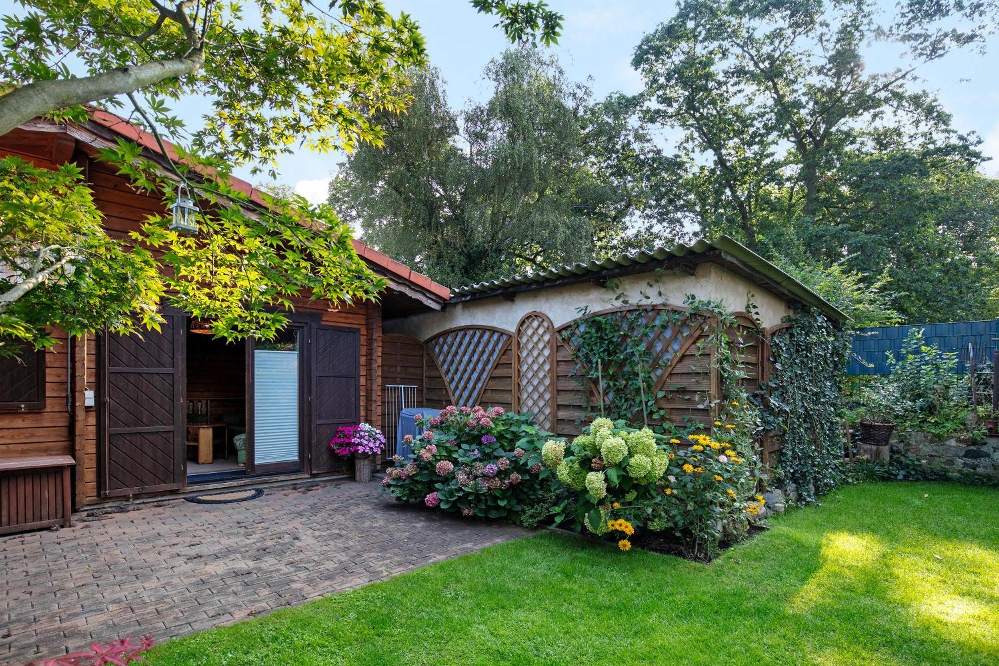 Вилла Haus Cuersgen - Blockhaus Jana Берлин Экстерьер фото